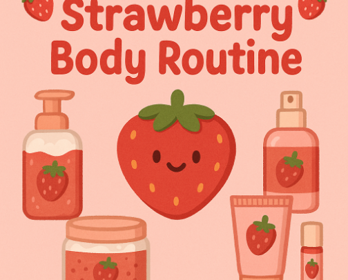 Berry Sweet Body Routine cover photo collage