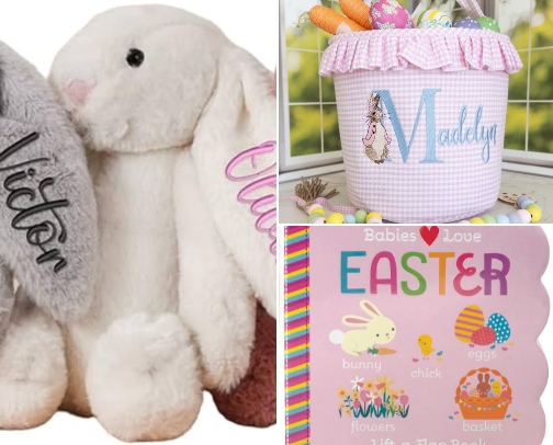 Easter gift guide for babies & toddlers cover photo collage