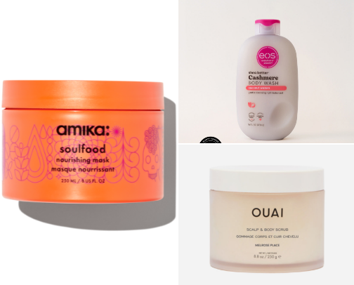 everything you need for your everything shower routine 🧼 cover photo collage