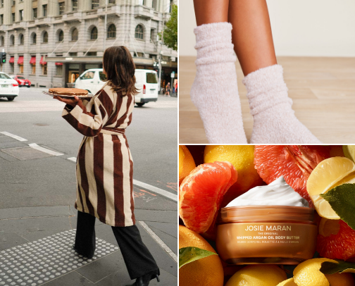 Cozy Girl Essentials 🐻🤎 cover photo collage