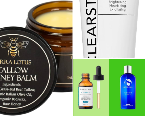 My Favorite Trendy Beauty and Skincare Products for Women Over 50 cover photo collage