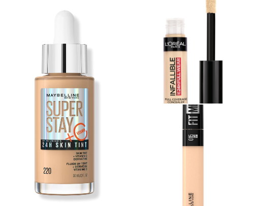 Favorite drugstore products cover photo collage