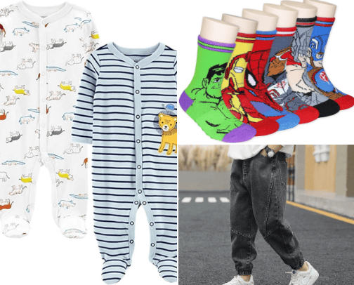 Kids clothing cover photo collage