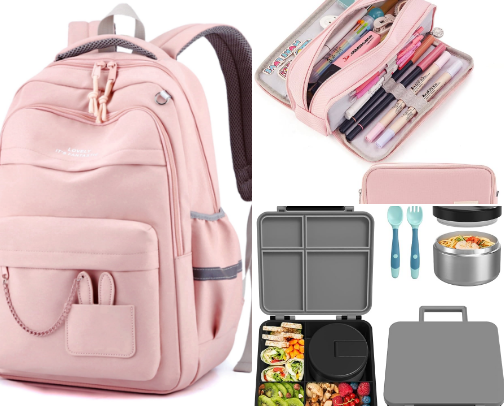 Back to School📚 | These are my everyday school essentials! cover photo collage
