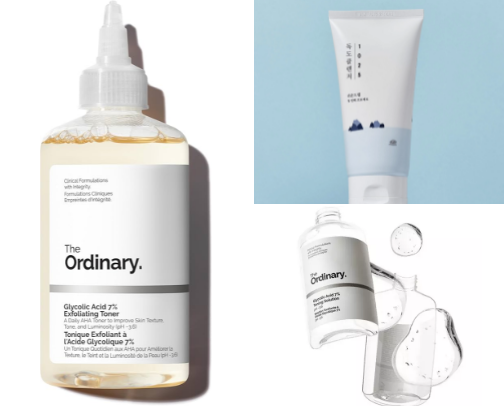 Skincare that actually helped me! cover photo collage