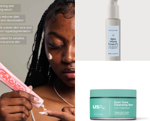 Best Skincare Products for Hyperpigmentation on Dark Skin (Derm-Approved & Melanin-Safe) cover photo collage