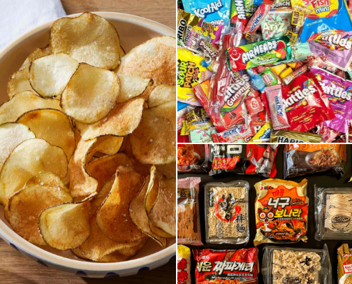 Affordable snacks to take on vacations cover photo collage