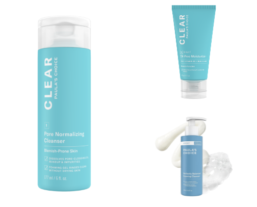 Skin Care for Oily and Sensitive Skin🧼 cover photo collage