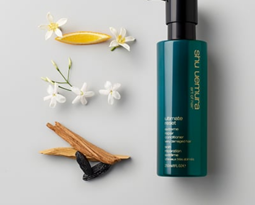 Beauty items cover photo collage