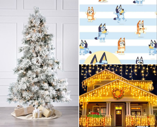 Christmas decor cover photo collage