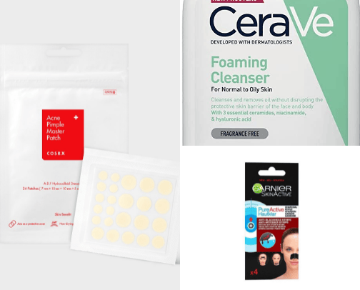 skincare cover photo collage