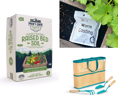 Organic Gardening & Must Haves for Easy Gardening cover photo collage