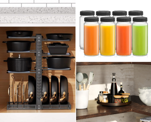 Kitchen Organization Hacks That Will Make Your Cooking Experience More Enjoyable cover photo collage