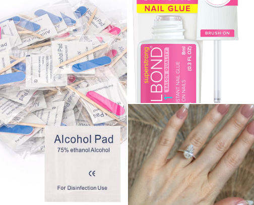 Thickest most durable press on nails 💅🏻👌🏻 cover photo collage