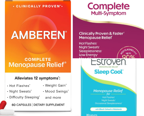 Menopause Insomnia Relief Must-Haves cover photo collage
