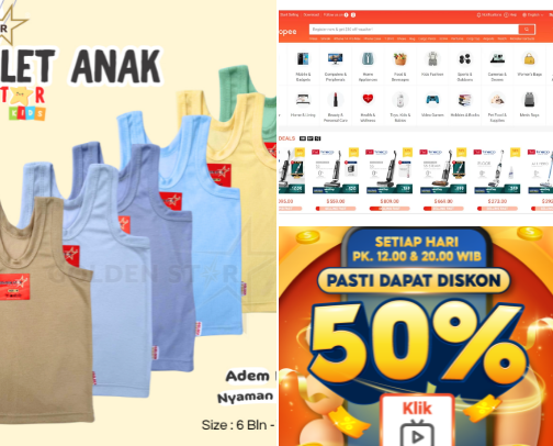 Kids’ Undershirt cover photo collage