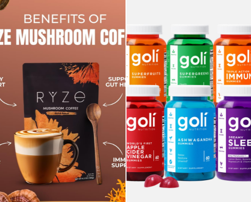 Healthy girl essentials cover photo collage