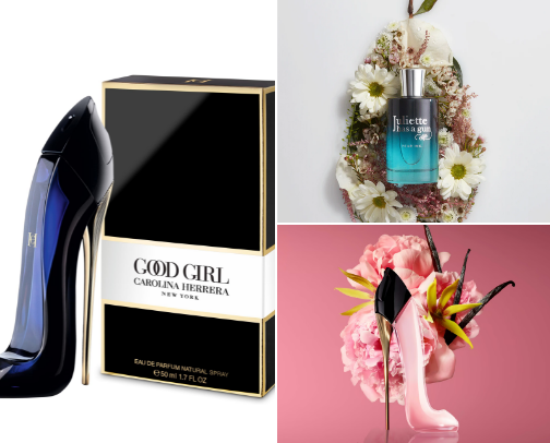 My most complimented perfumes cover photo collage