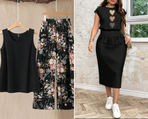 Shein top outfits 😍 cover photo collage