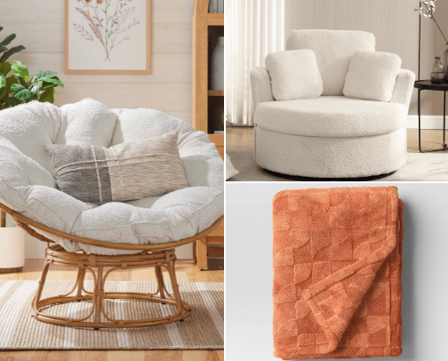 Reading nook essentials cover photo collage
