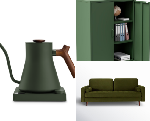 My favorite green purchases! cover photo collage