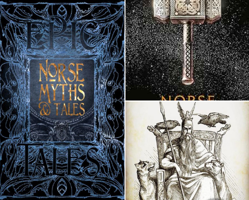 Norse mythology ᛟ cover photo collage