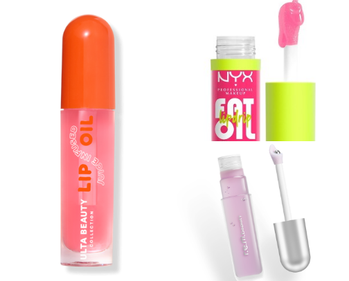 Kiss & Tell😘 My fave lip oils cover photo collage