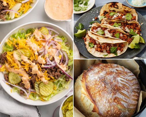 on our plates lately - recipes to save 🌶️✨ cover photo collage