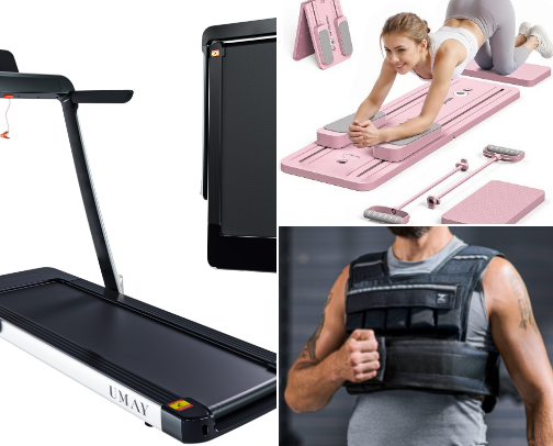 Over 40 exercise must haves cover photo collage