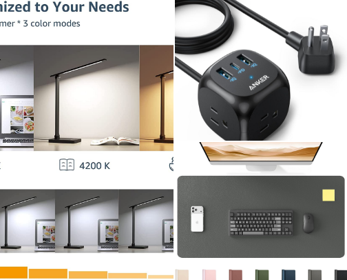 College Apartment Study Desk Essentials cover photo collage