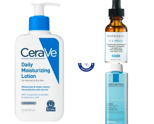 Skincare cover photo collage