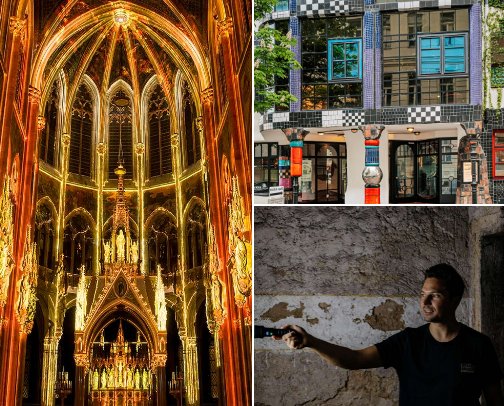 Europe Travel: Unique Vienna Activities cover photo collage