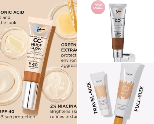 BB & CC Cream cover photo collage