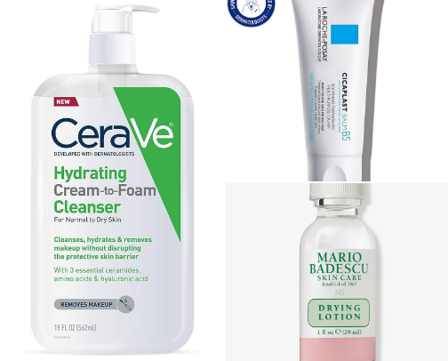 Skincare for sensitive skin🕊️🌱 cover photo collage