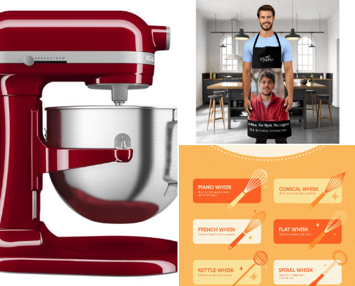 Kitchen utensils for modern homes cover photo collage