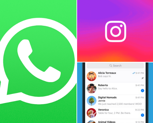 Social media cover photo collage