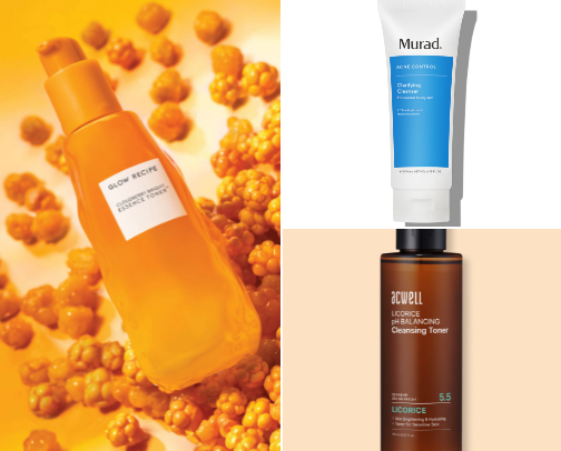 Skincare cover photo collage
