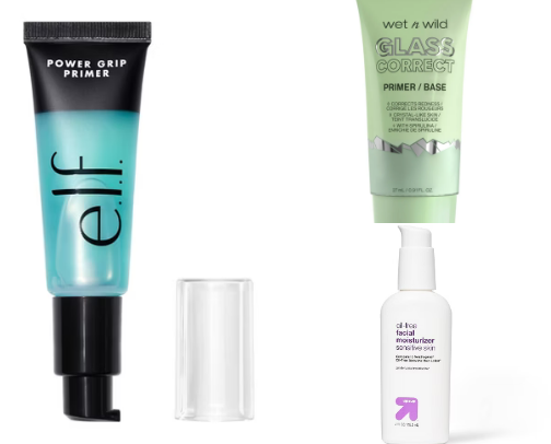 My everyday minimal makeup products! cover photo collage