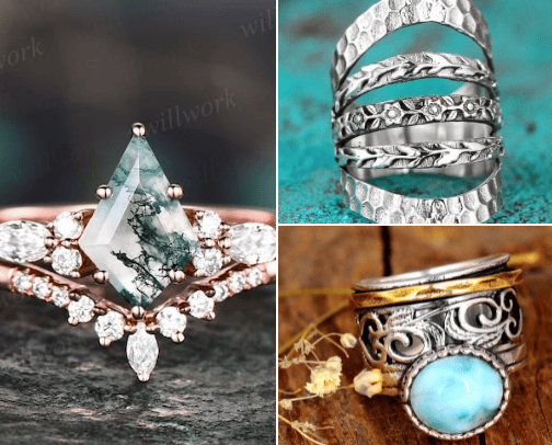 Jewelry cover photo collage