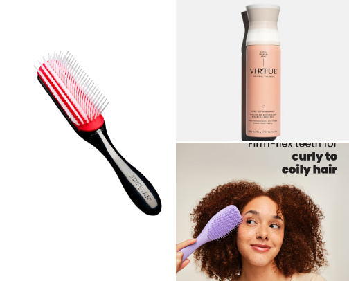 Hair care cover photo collage