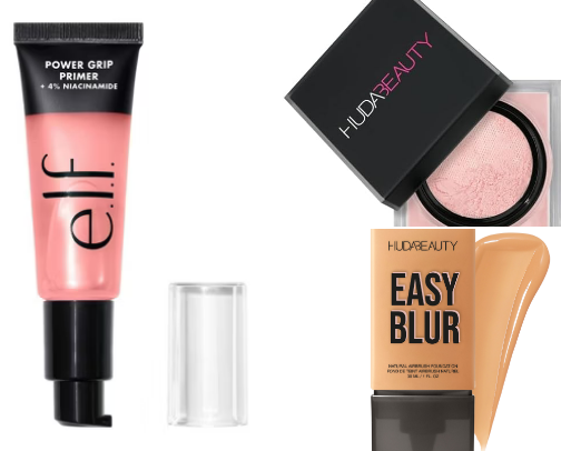 Full glam Beauty Products cover photo collage