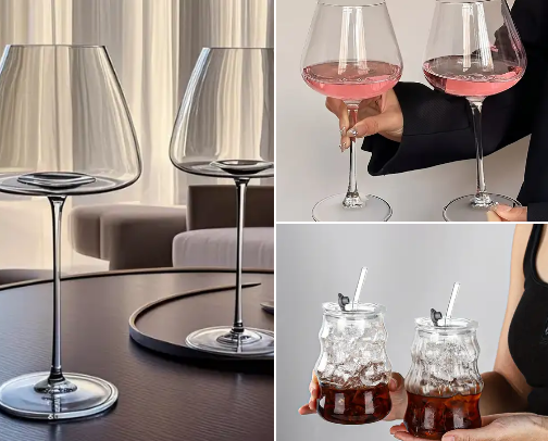 Aesthetic Coffee Mugs & Cute Glassware cover photo collage