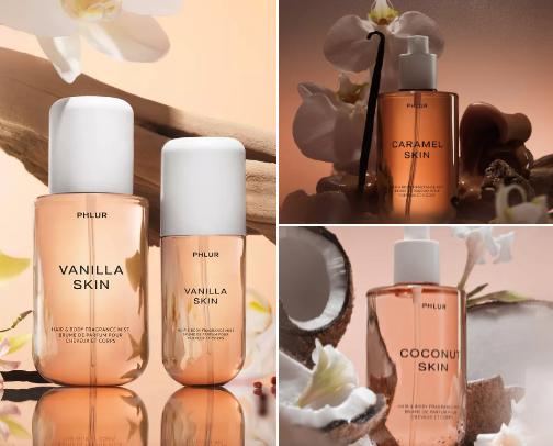 Body mist cover photo collage