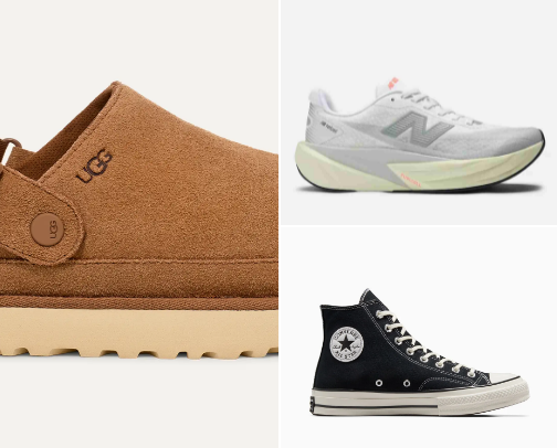 footwear & shoes for college students cover photo collage