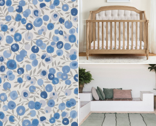 Modern Heritage: A Timeless Girl’s Bedroom cover photo collage