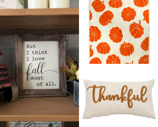 Fall decor cover photo collage