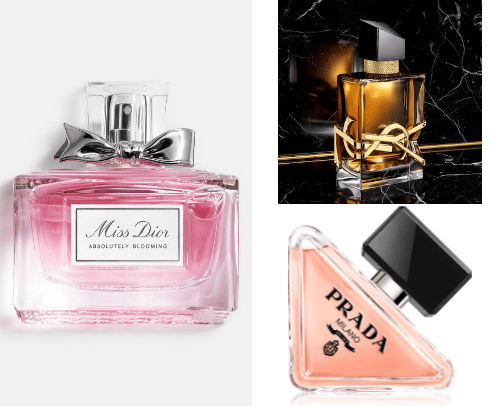 Woman Perfumes cover photo collage