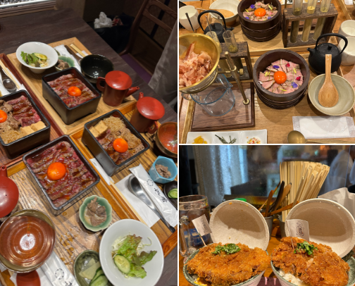 food spots in tokyo, kyoto and osaka 🍜🍣🍱 cover photo collage