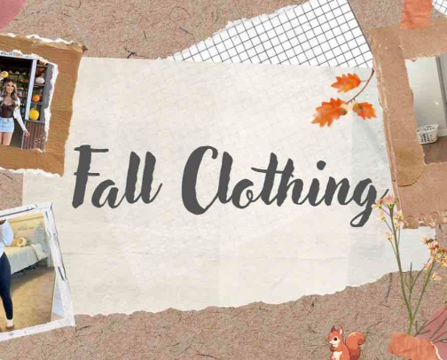 Fall Clothing cover photo collage