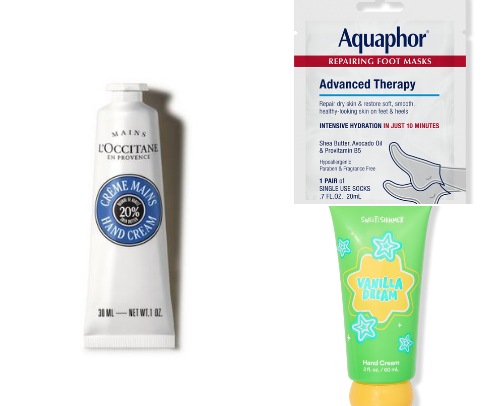Self-Care Starts Here: Hand & Foot Cream Favorites cover photo collage